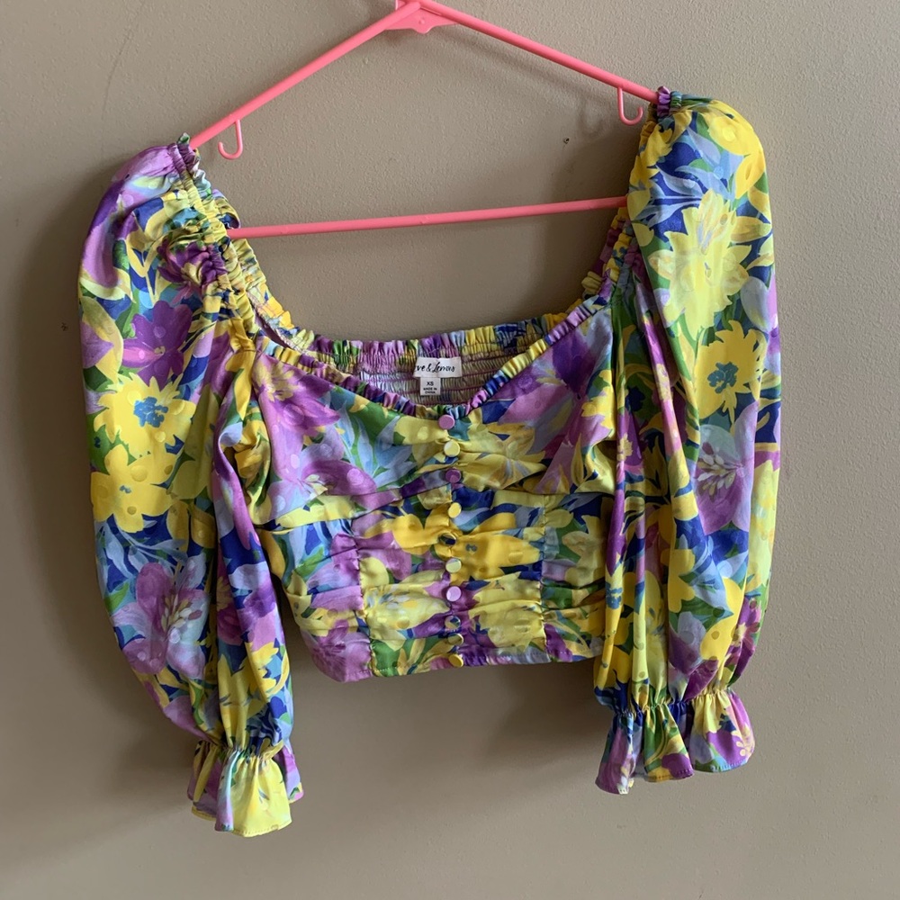 XS For love & lemons top